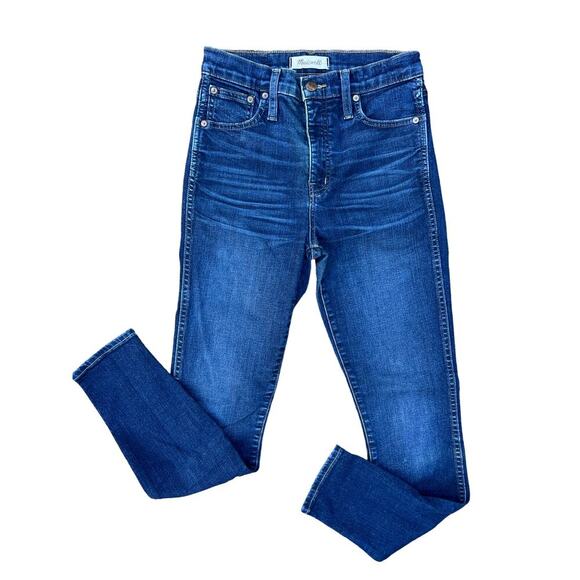 Madewell high rise dark skinny jeans size 26x28 - Picture 1 of 4